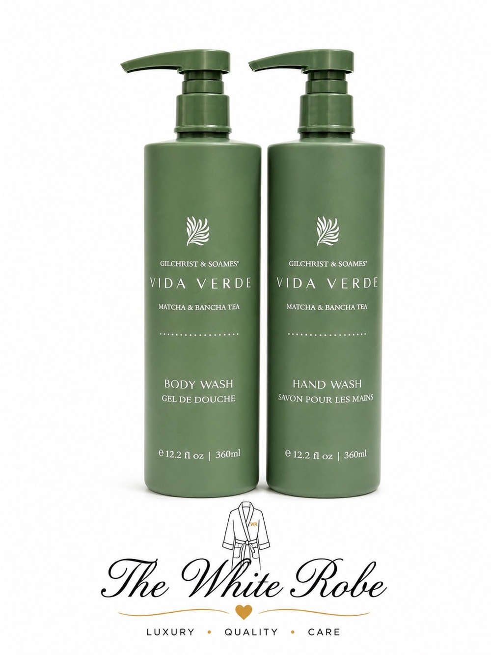 VIDA VERDE 🌿 VEGAN Matcha & Bancha Green Tea BODY & HAND WASH